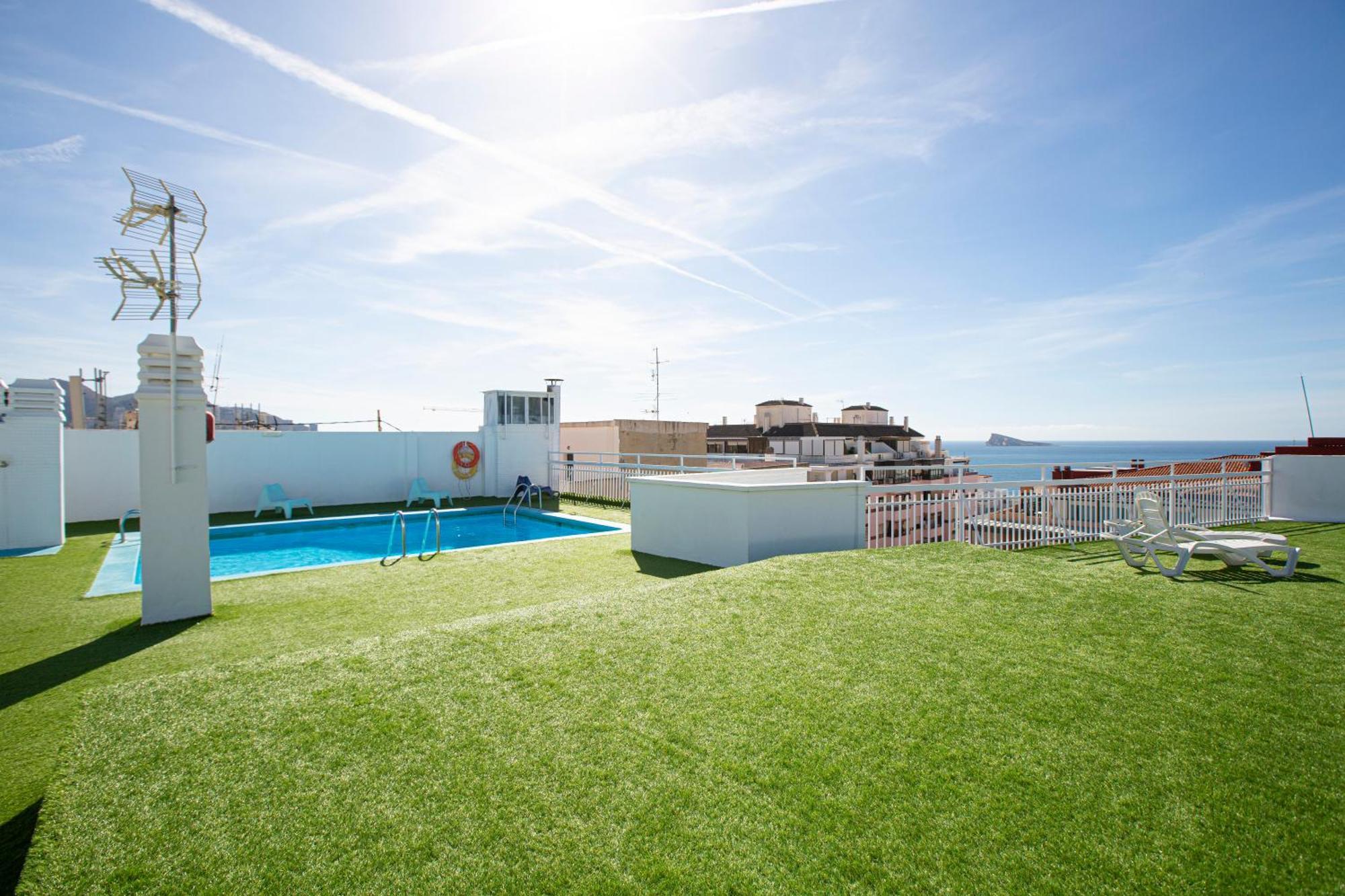 Отель Fleming Playa Poniente Бенидорм Экстерьер фото